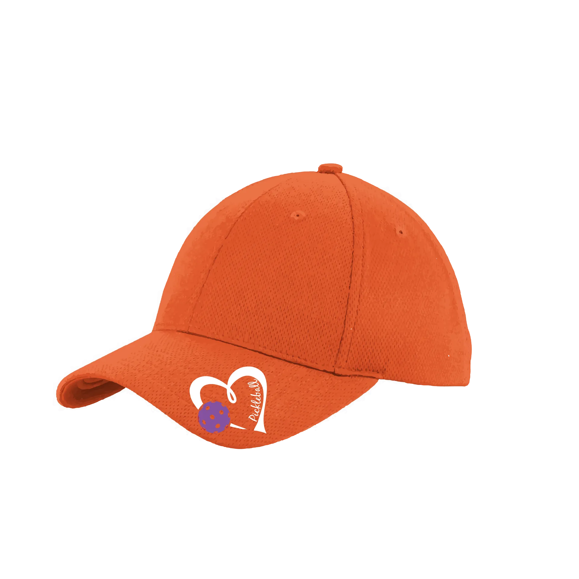 Pickleball Love (Purple) Customizable | Pickleball Hat | Moisture-Wicking 100% Polyester