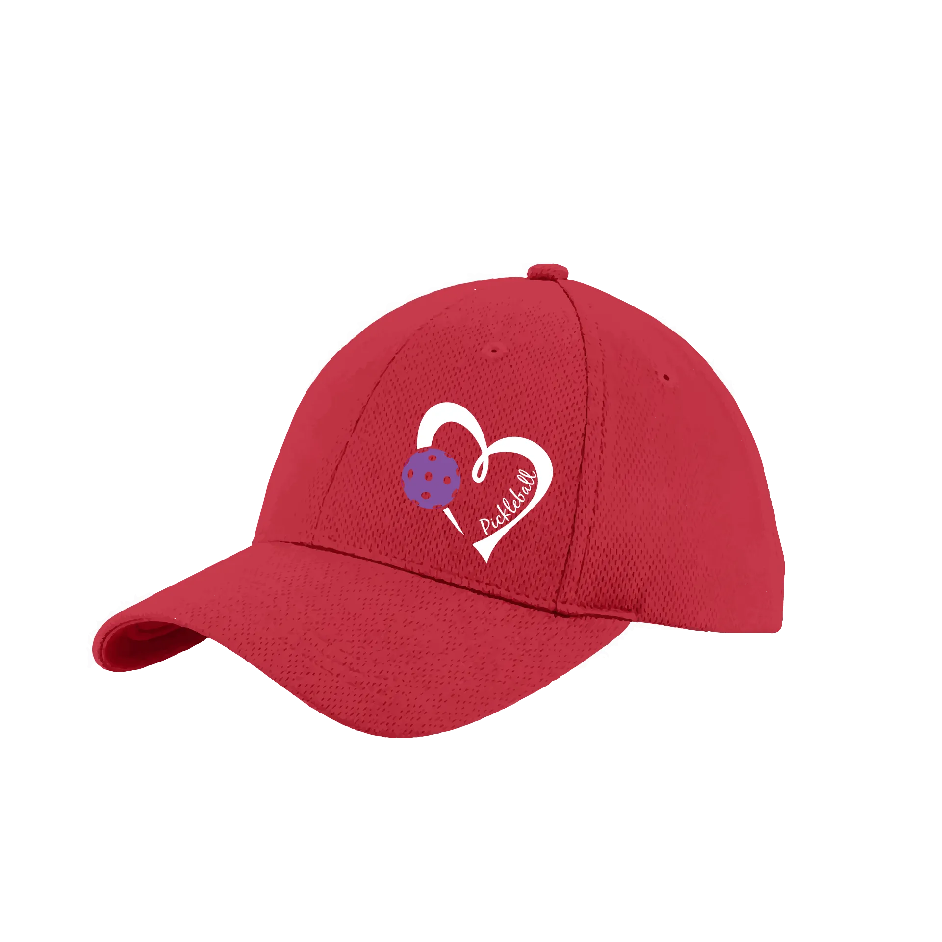 Pickleball Love (Purple) Customizable | Pickleball Hat | Moisture-Wicking 100% Polyester