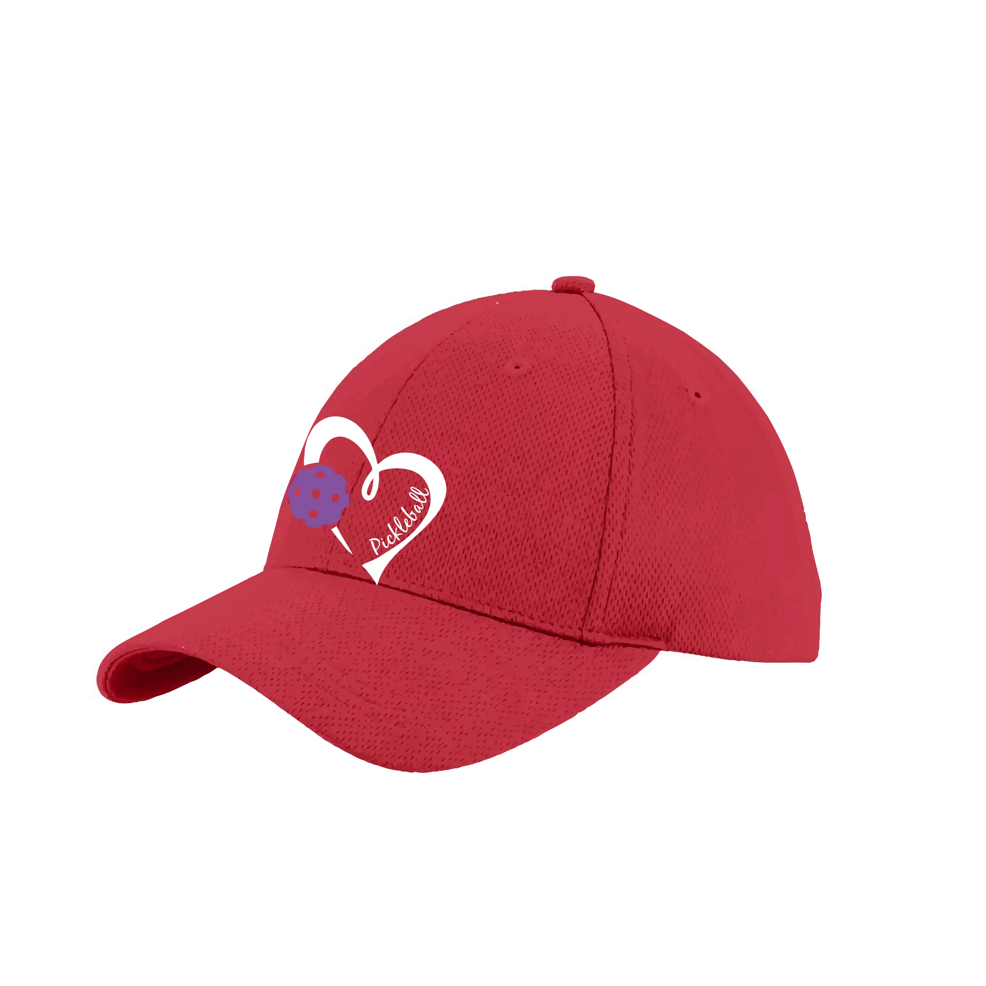 Pickleball Love (Purple) Customizable | Pickleball Hat | Moisture-Wicking 100% Polyester