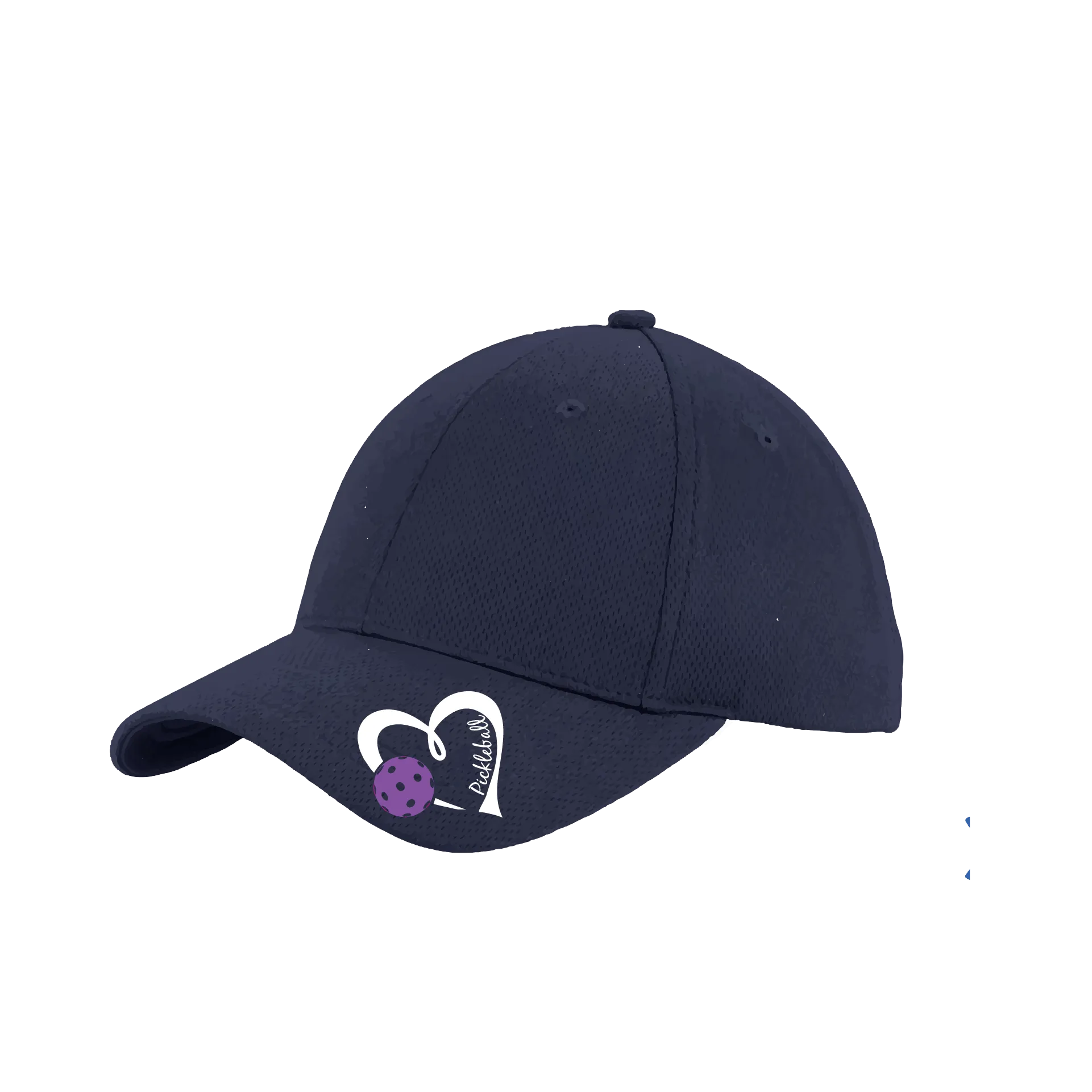 Pickleball Love (Purple) Customizable | Pickleball Hat | Moisture-Wicking 100% Polyester