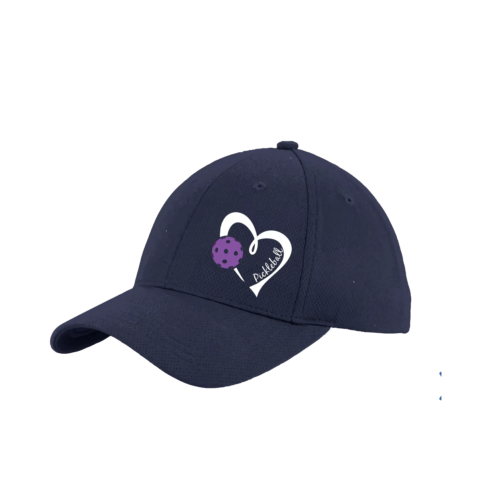 Pickleball Love (Purple) Customizable | Pickleball Hat | Moisture-Wicking 100% Polyester