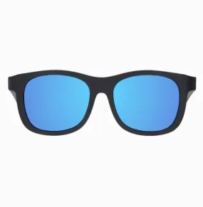 Polarized Navigator: Jet Black - Cobalt Mirrored Lens