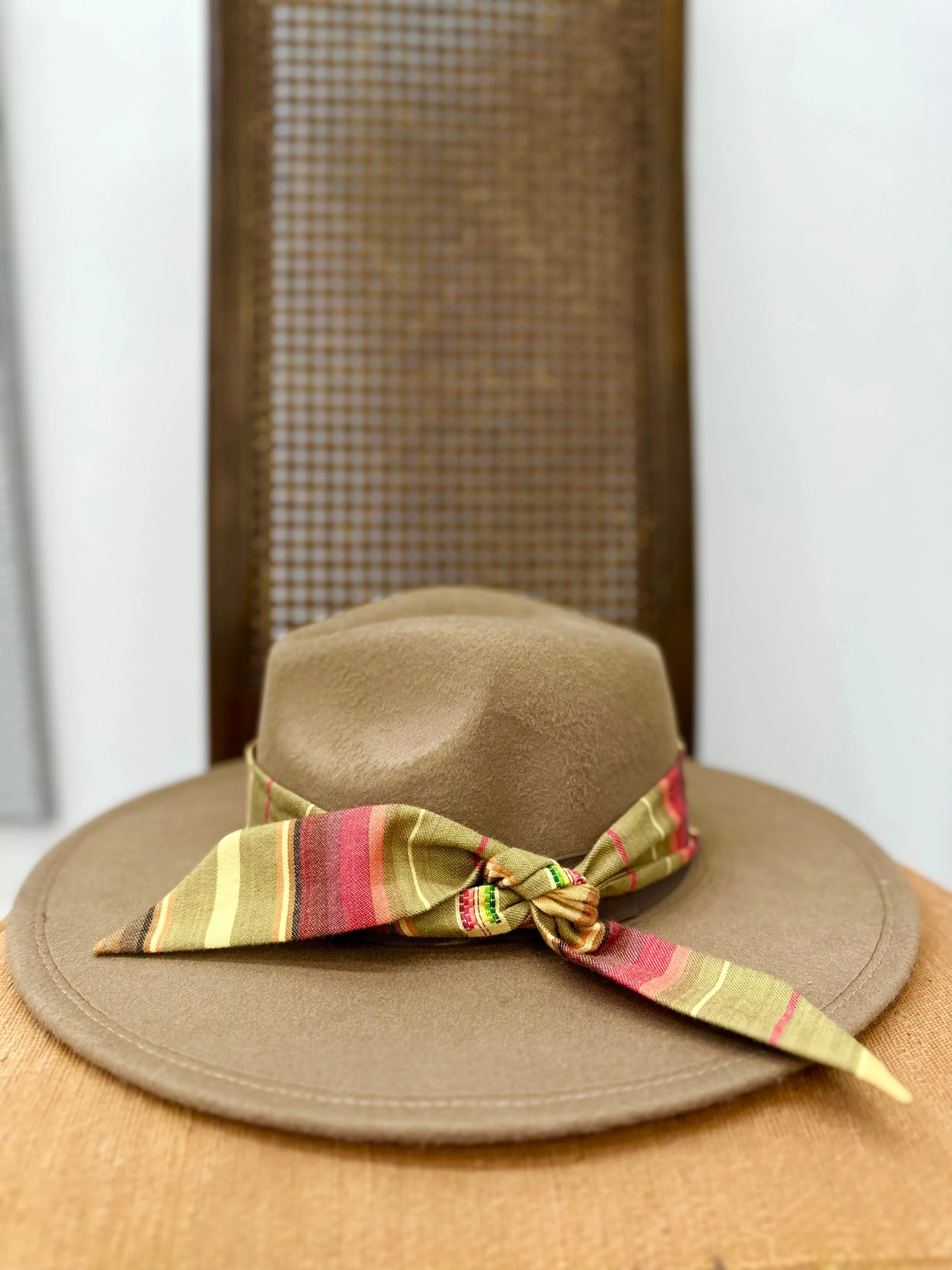 Pretty Pleasant Chocolate Mojave Serape Hat