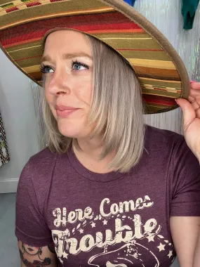 Pretty Pleasant Chocolate Mojave Serape Hat