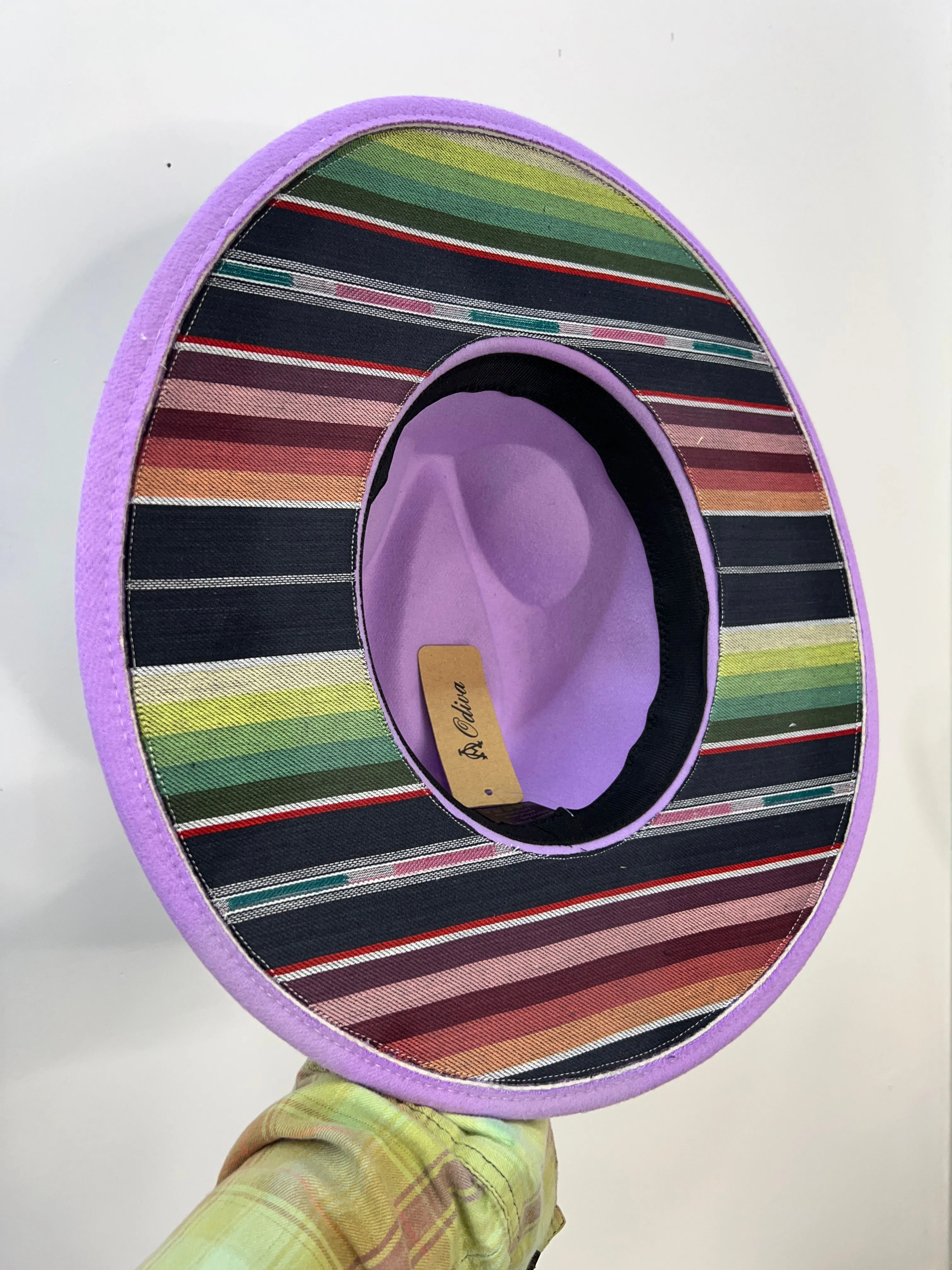 Pretty Pleasant Purple Noche Serape Hat