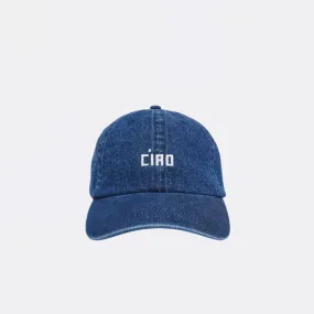 "Ciao" Baseball Hat (Navy Denim)