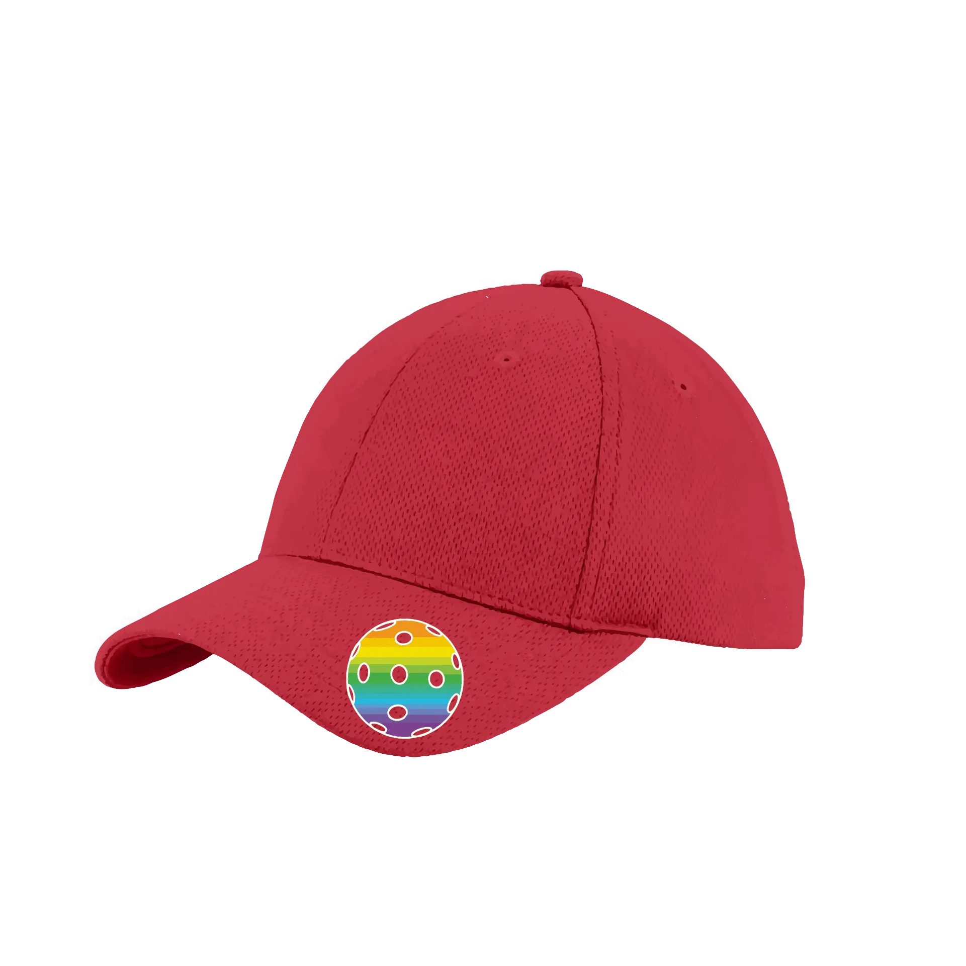 Rainbow Pickleball (Customizable) | Pickleball Hat | Moisture-Wicking 100% Polyester