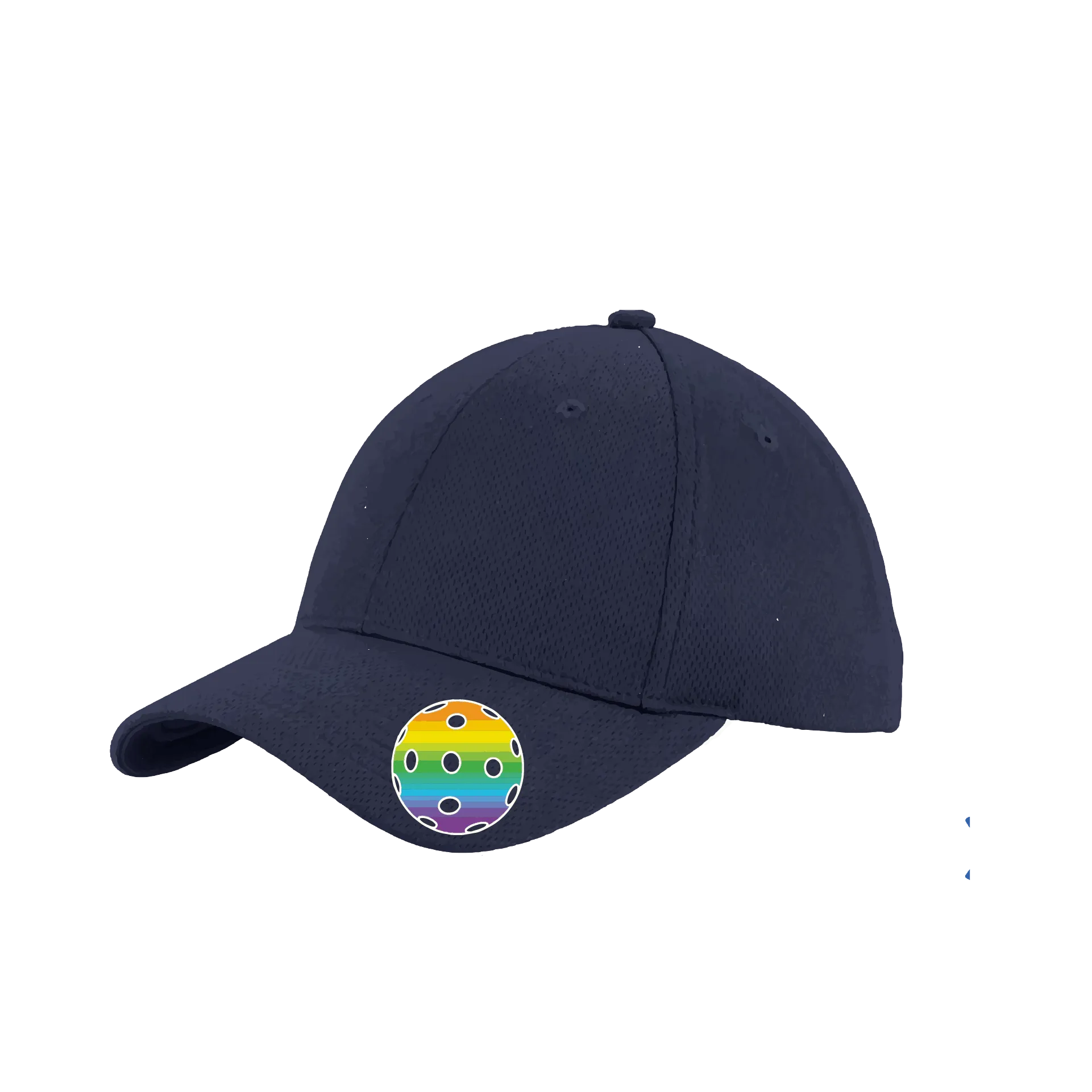 Rainbow Pickleball (Customizable) | Pickleball Hat | Moisture-Wicking 100% Polyester
