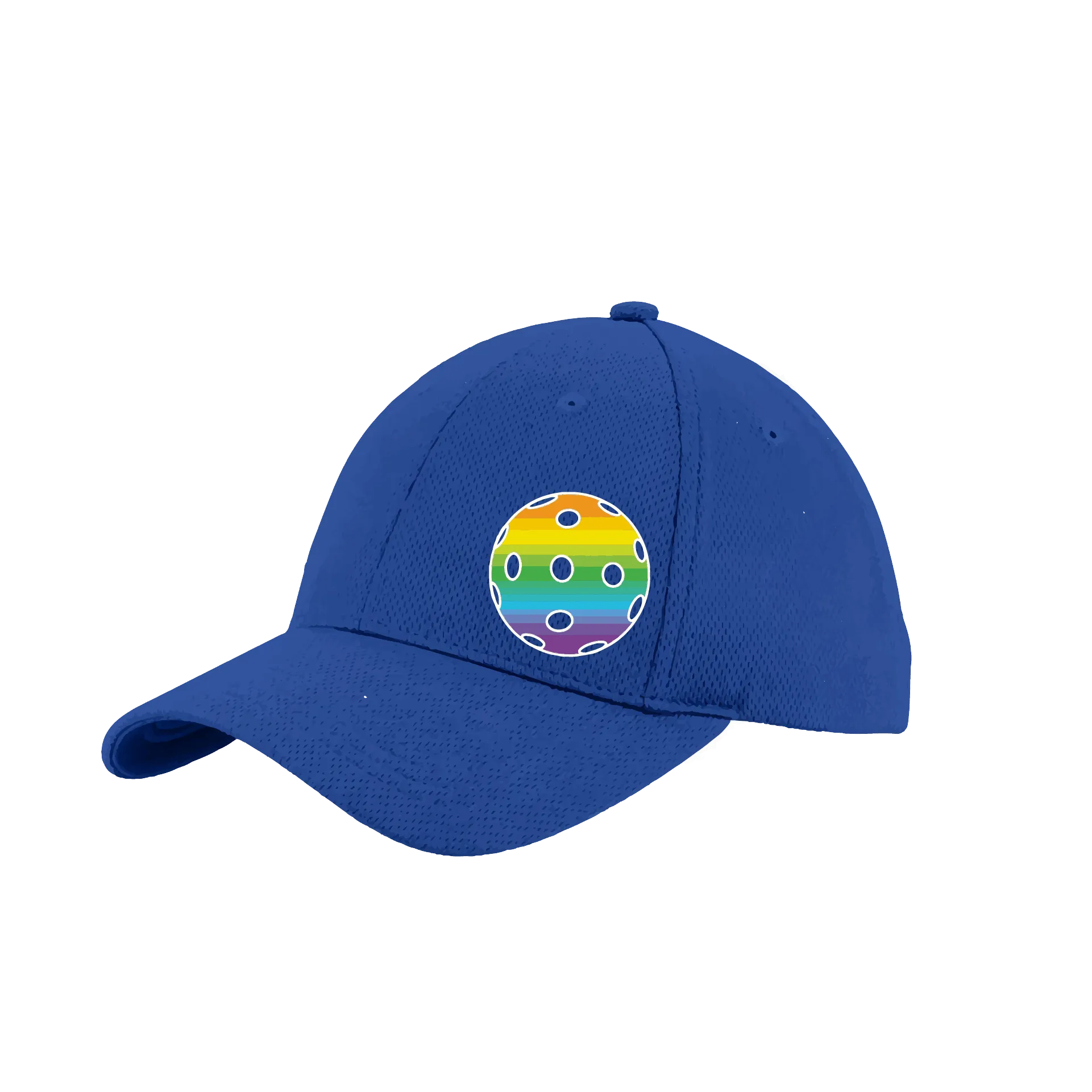 Rainbow Pickleball (Customizable) | Pickleball Hat | Moisture-Wicking 100% Polyester