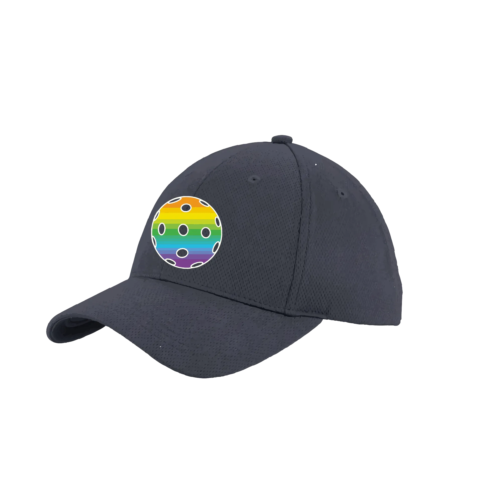 Rainbow Pickleball (Customizable) | Pickleball Hat | Moisture-Wicking 100% Polyester