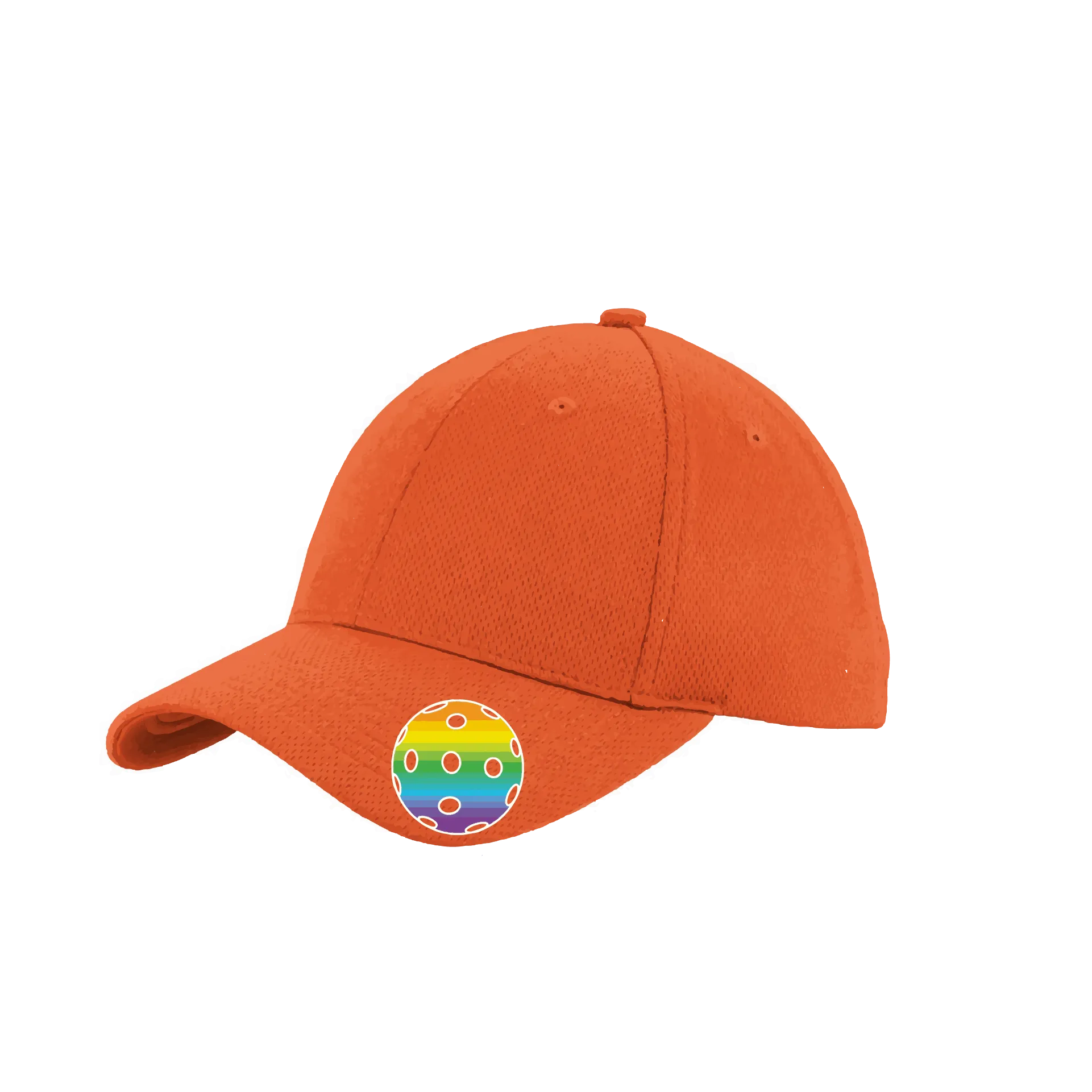 Rainbow Pickleball (Customizable) | Pickleball Hat | Moisture-Wicking 100% Polyester