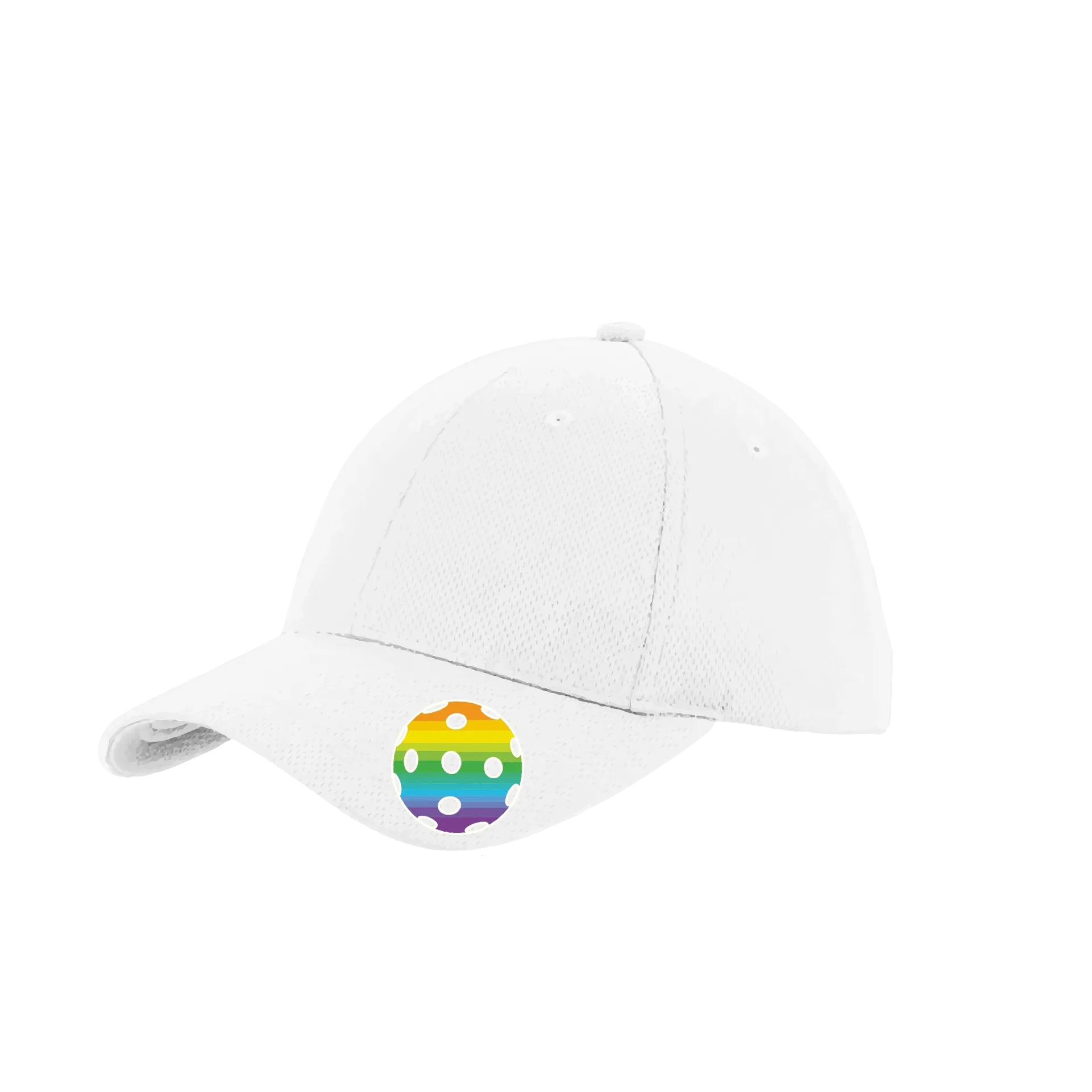 Rainbow Pickleball (Customizable) | Pickleball Hat | Moisture-Wicking 100% Polyester