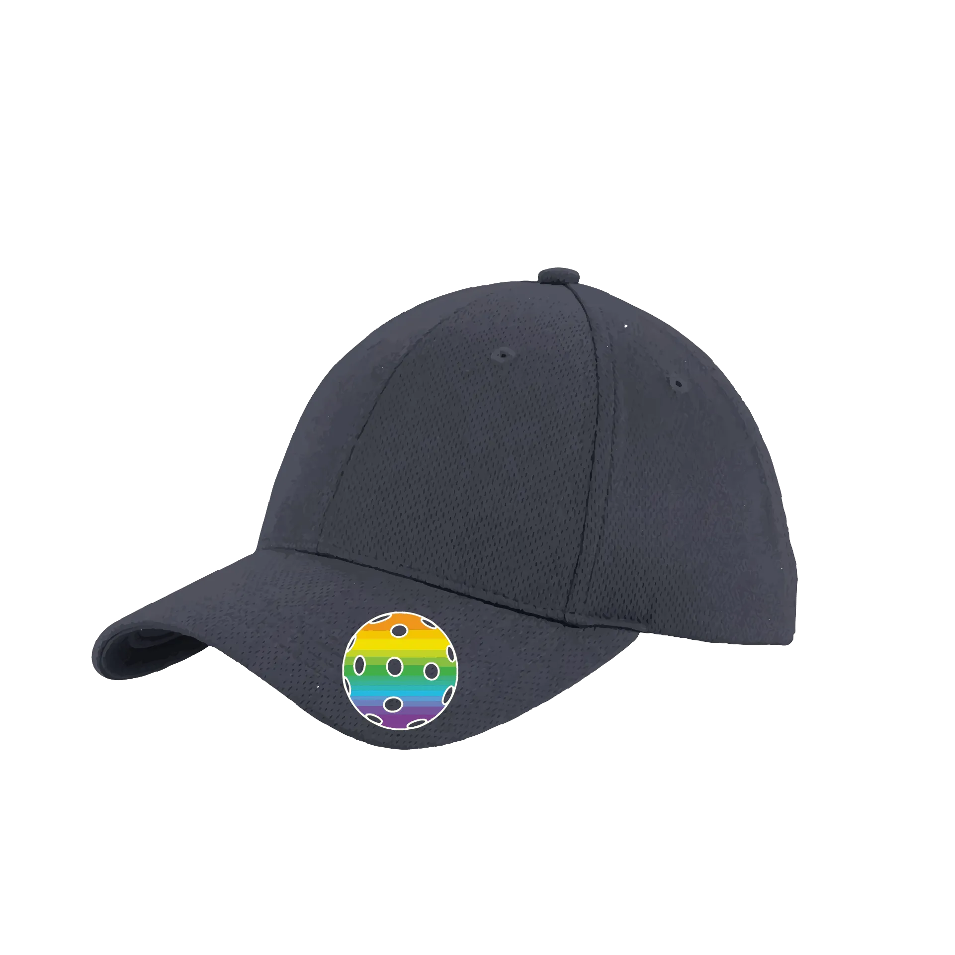 Rainbow Pickleball (Customizable) | Pickleball Hat | Moisture-Wicking 100% Polyester