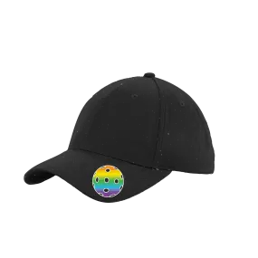 Rainbow Pickleball (Customizable) | Pickleball Hat | Moisture-Wicking 100% Polyester
