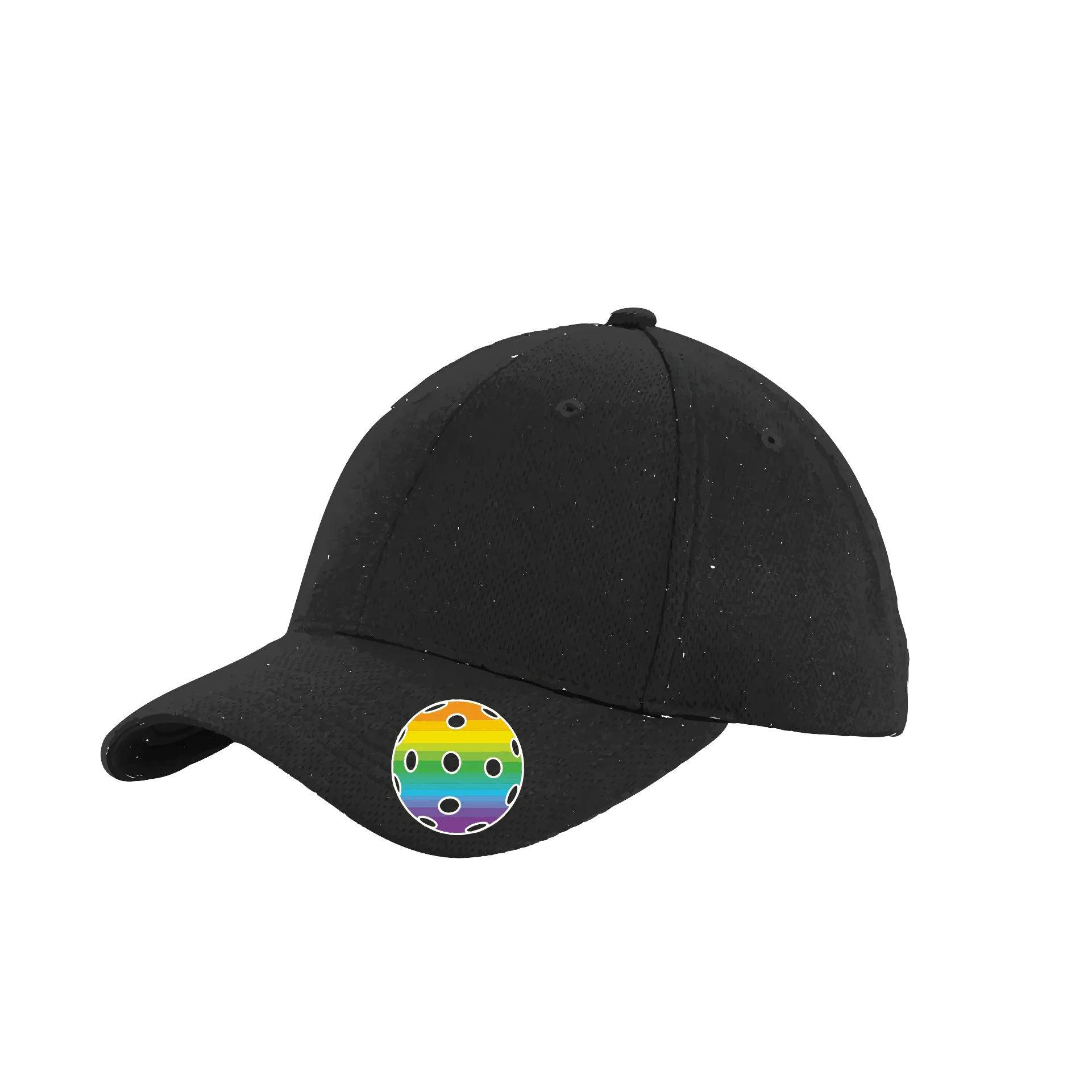 Rainbow Pickleball (Customizable) | Pickleball Hat | Moisture-Wicking 100% Polyester