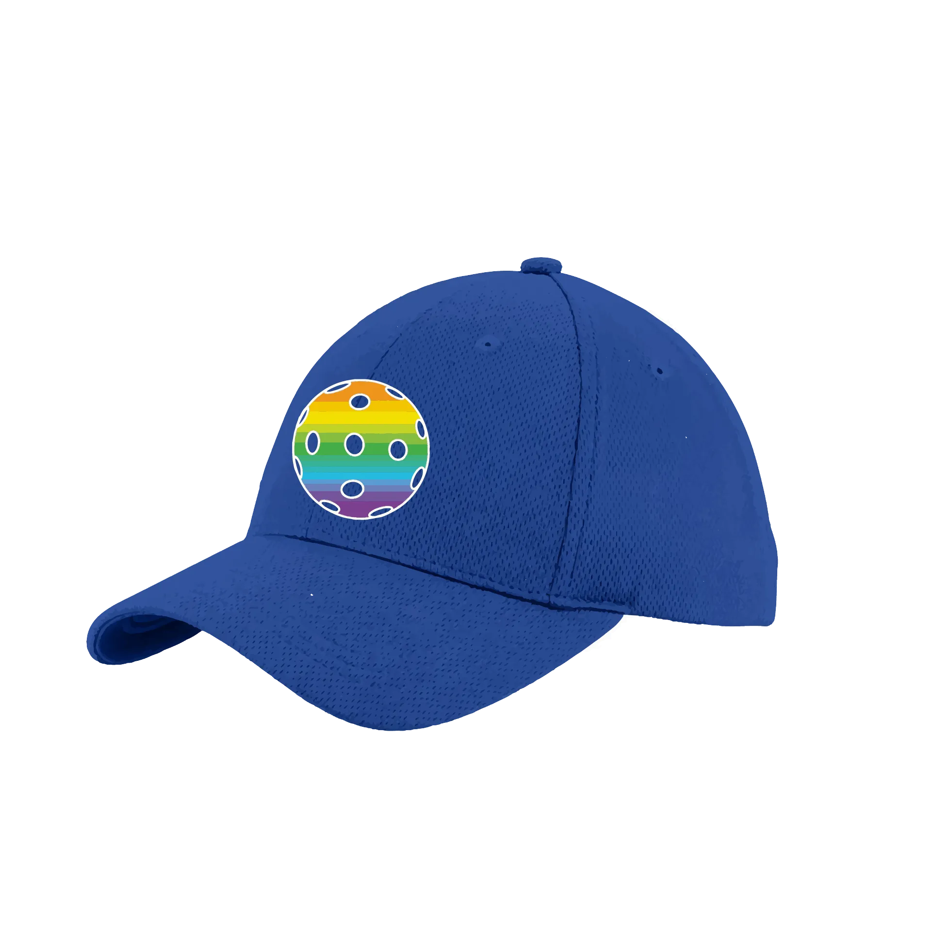 Rainbow Pickleball (Customizable) | Pickleball Hat | Moisture-Wicking 100% Polyester