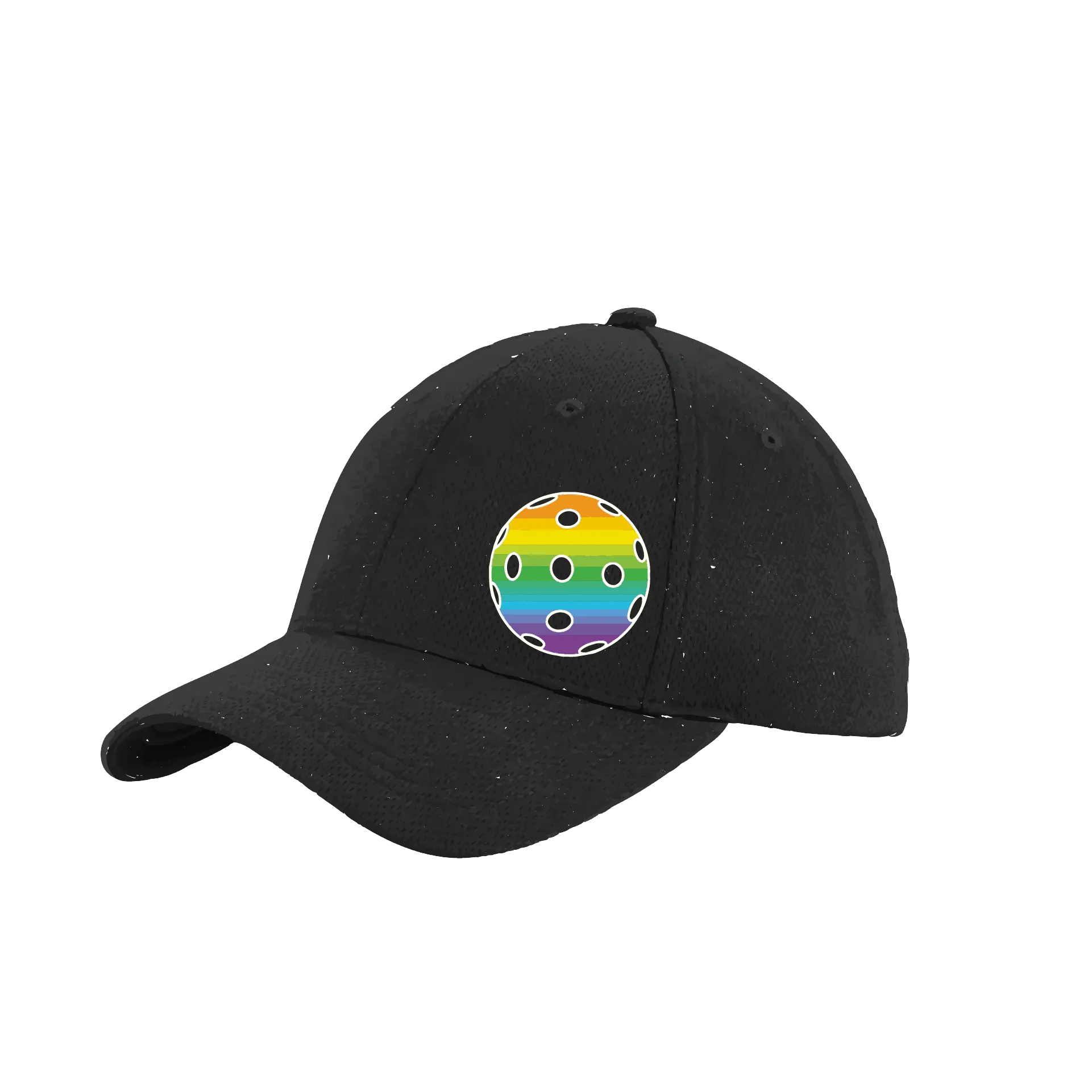 Rainbow Pickleball (Customizable) | Pickleball Hat | Moisture-Wicking 100% Polyester