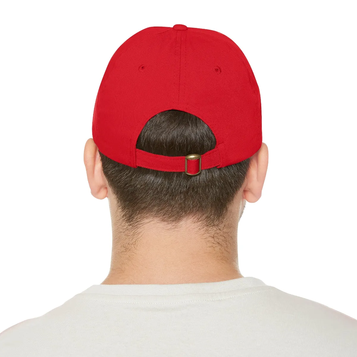 Ravens Helmet Dad Hat with Leather Patch