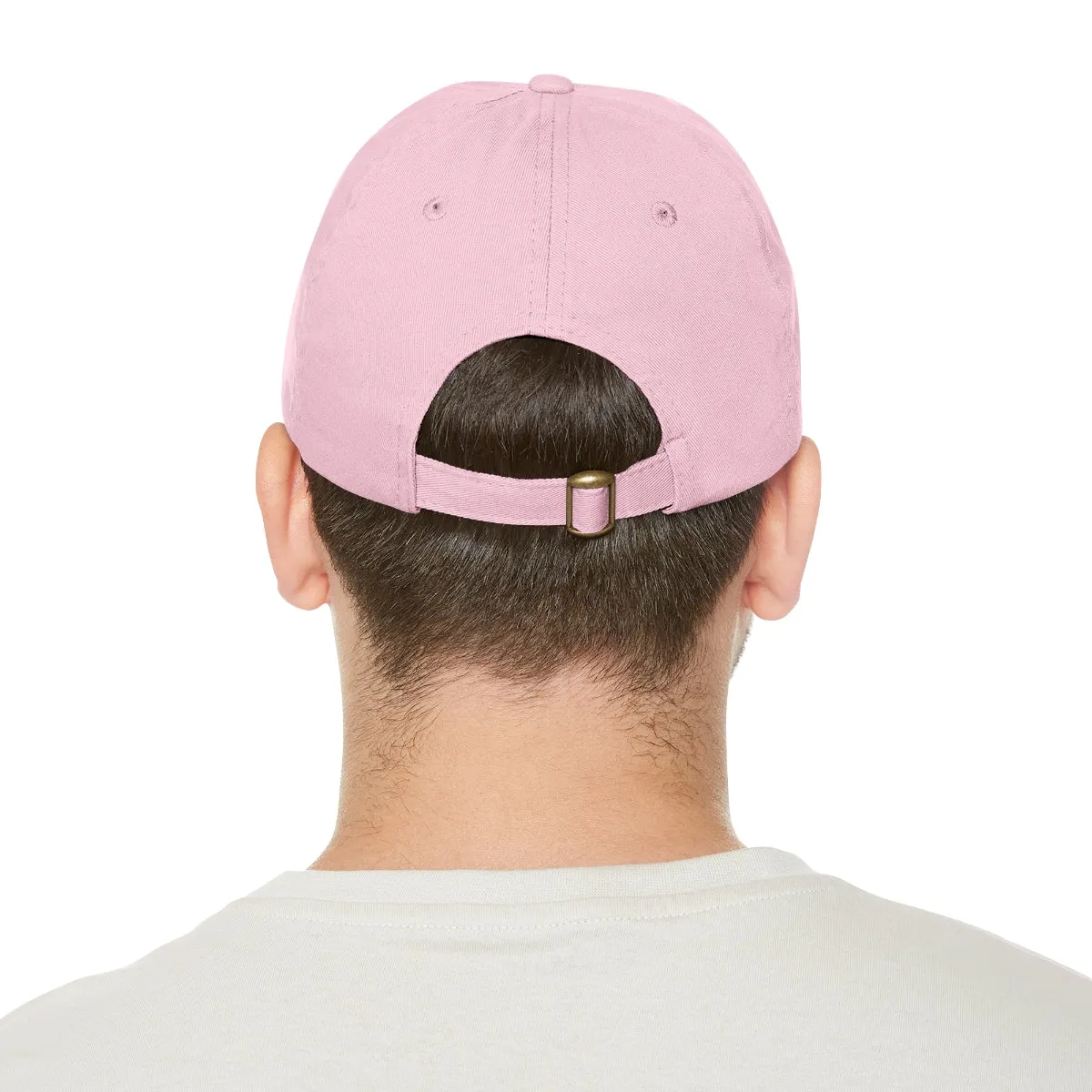 Ravens Helmet Dad Hat with Leather Patch