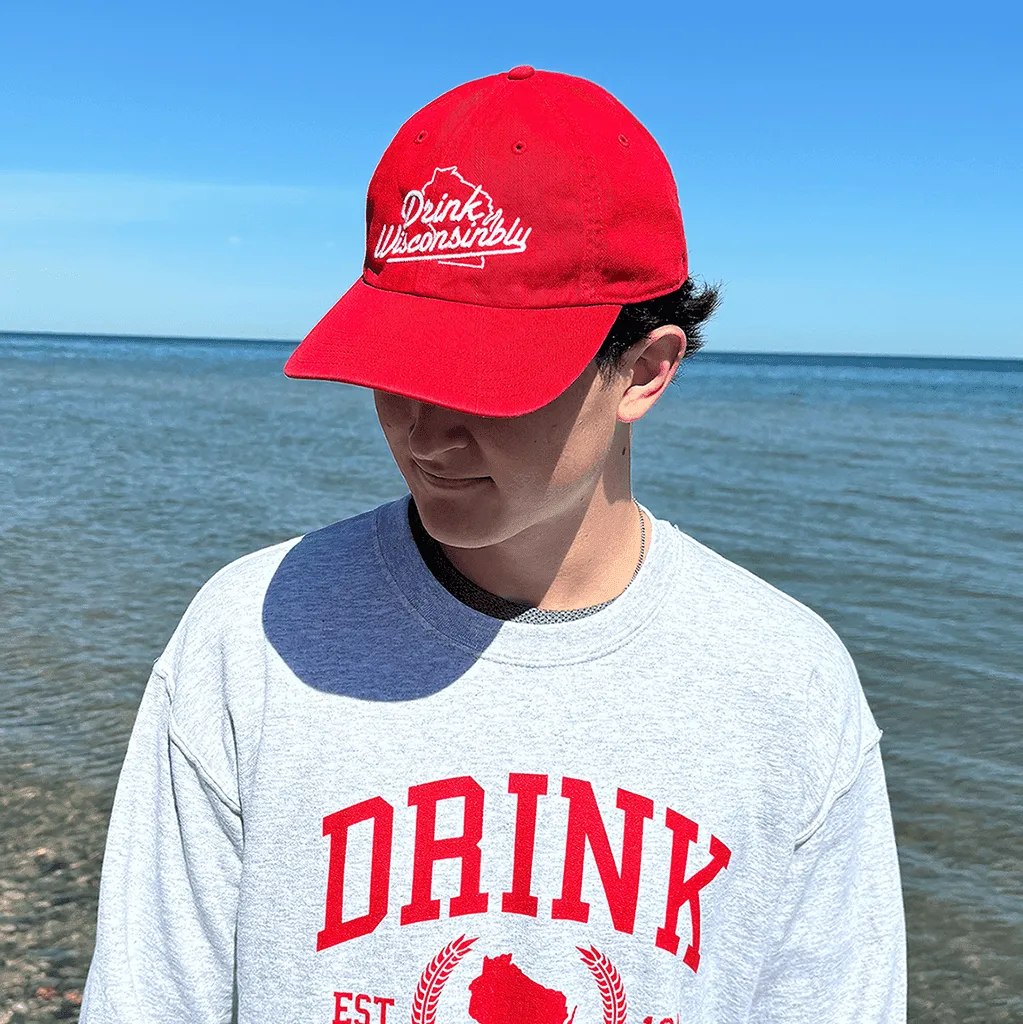 Red Washed Dad Hat