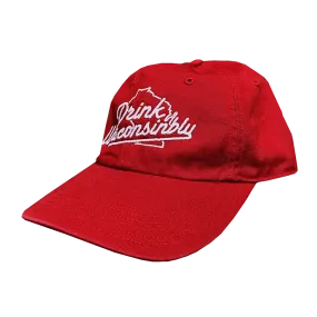 Red Washed Dad Hat