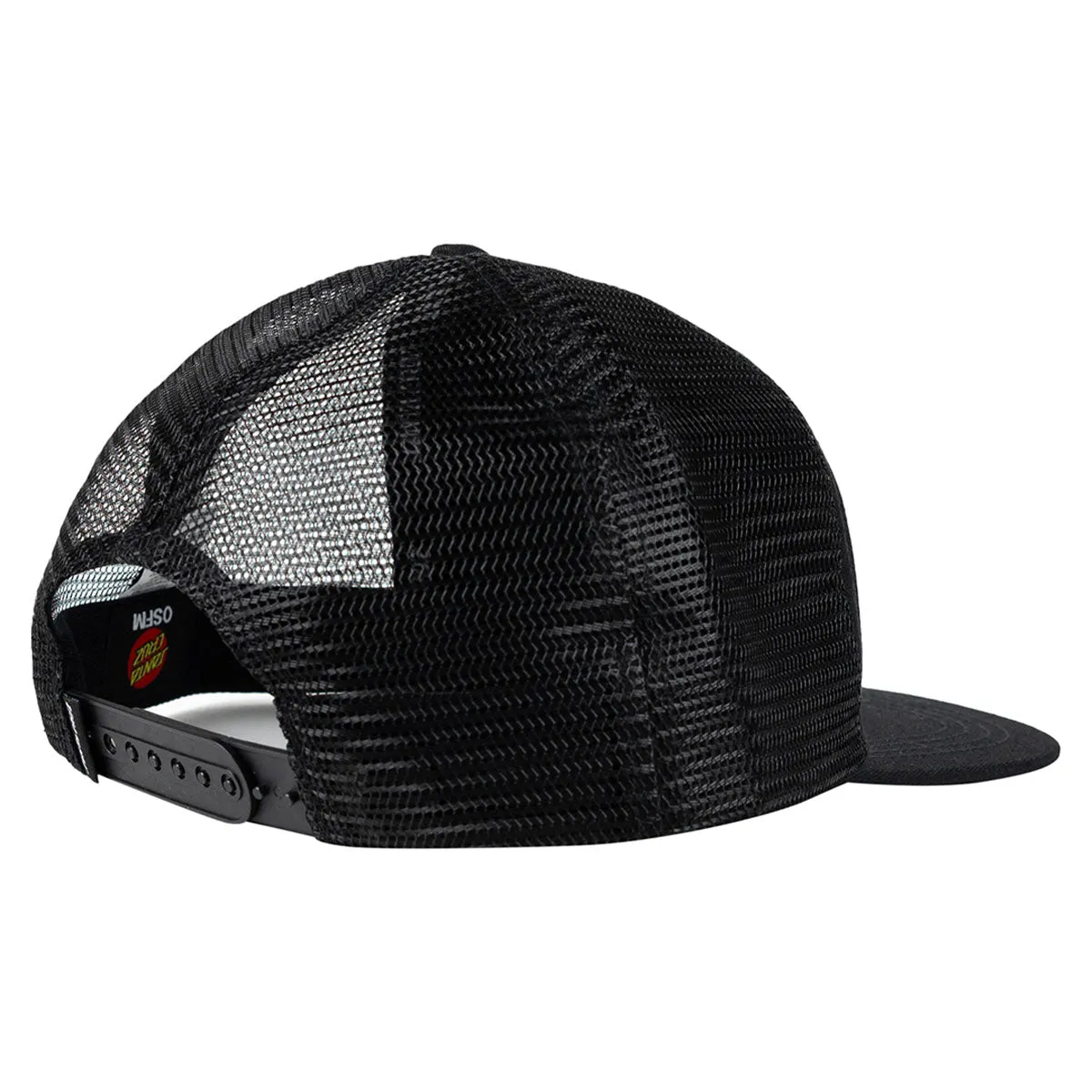 Santa Cruz - Global Flame Strip Youth Trucker Black