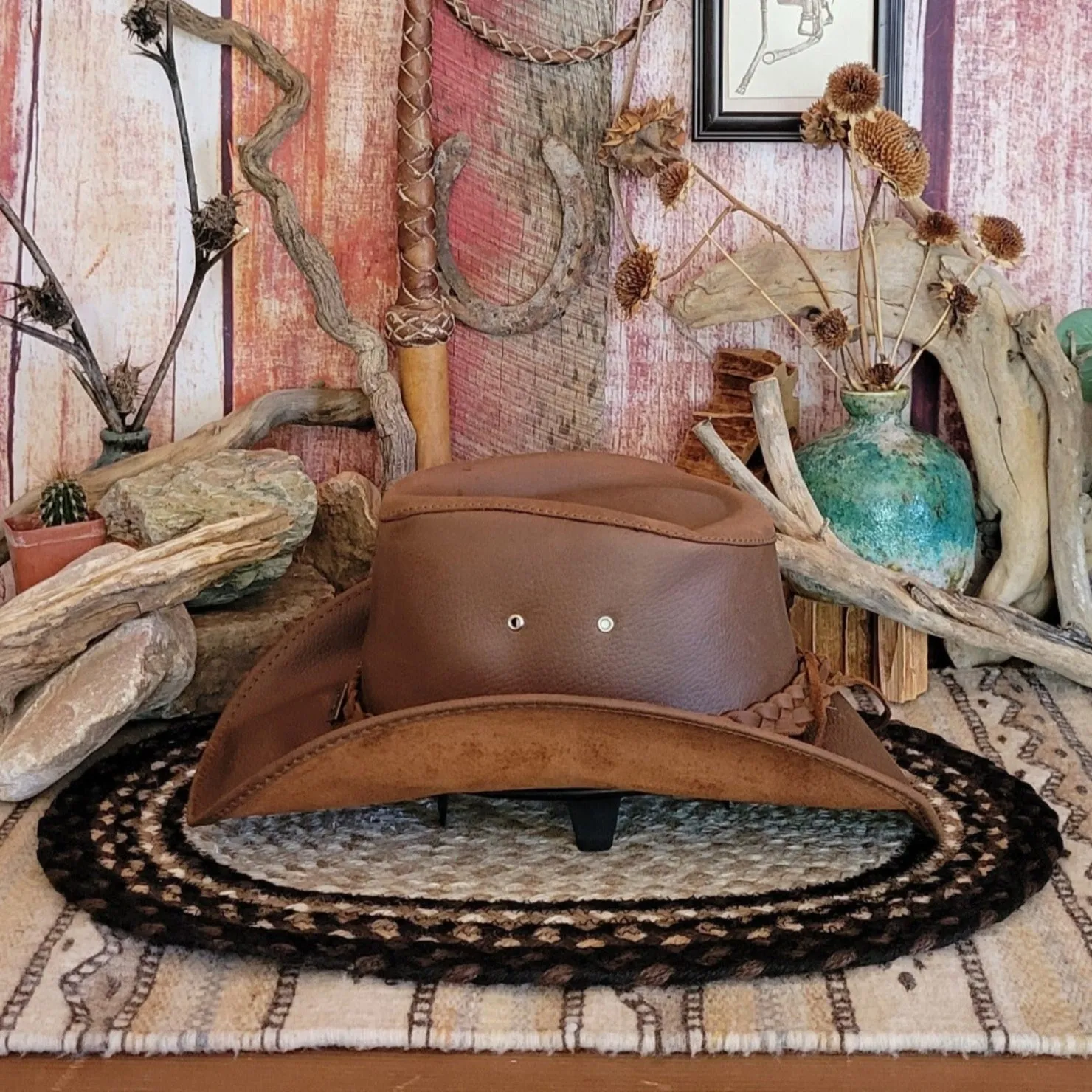 Shapeable Leather Hat, The "Royston" by Bullhide 4048CH