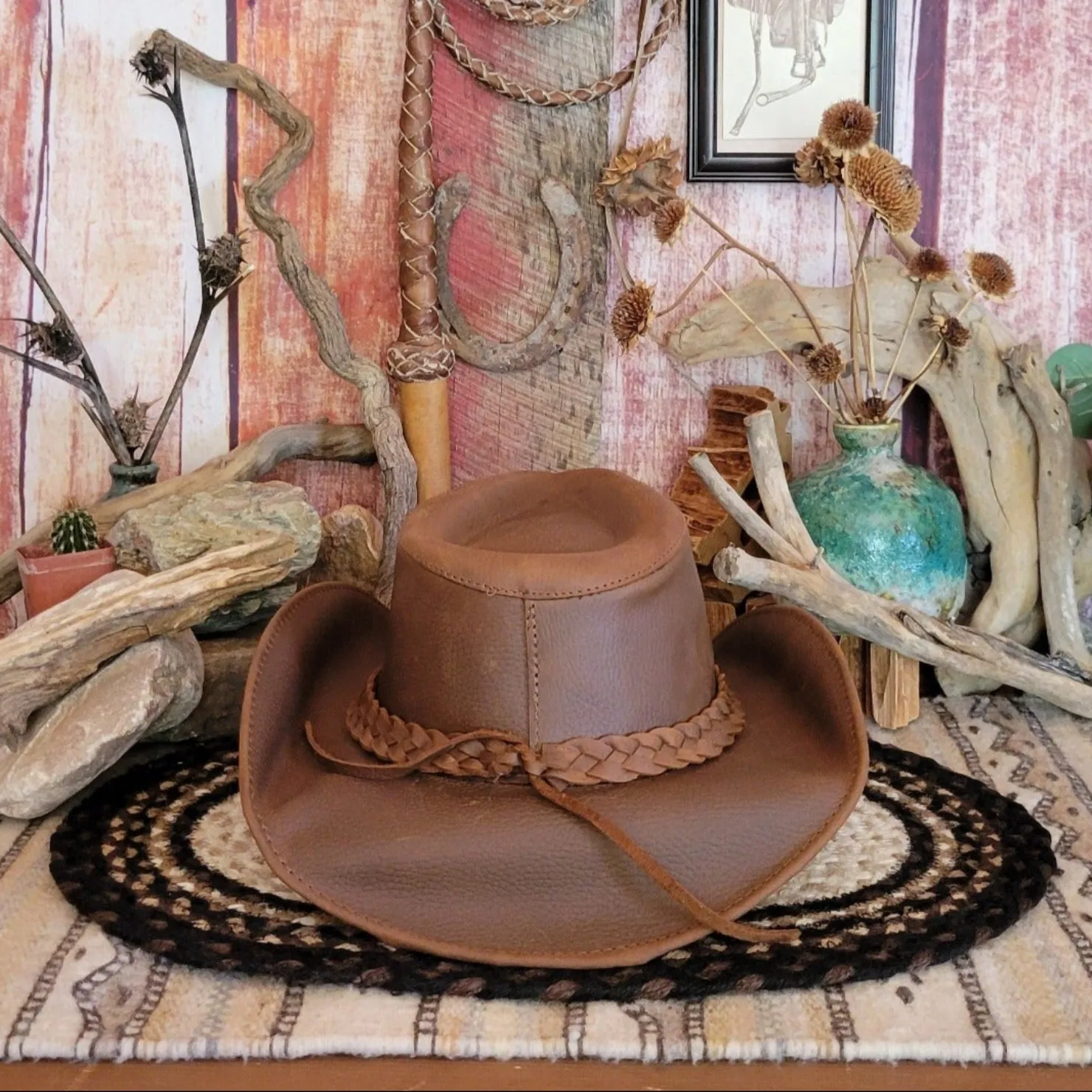 Shapeable Leather Hat, The "Royston" by Bullhide 4048CH