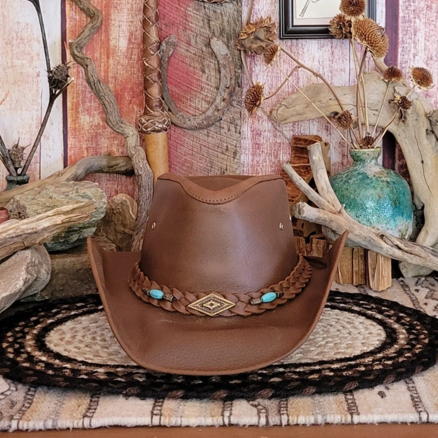 Shapeable Leather Hat, The "Royston" by Bullhide 4048CH