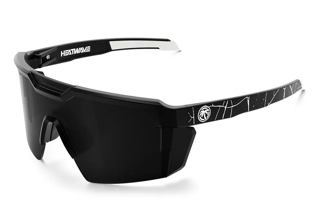 Shreddy X Heatwave Future Tech White Crack/Black Lens