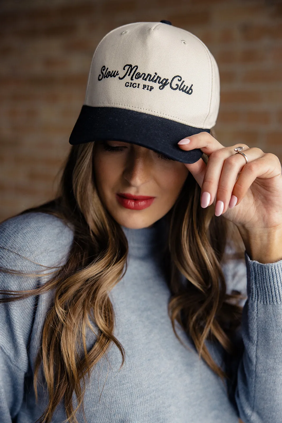 Slow Morning Club Canvas Trucker Hat