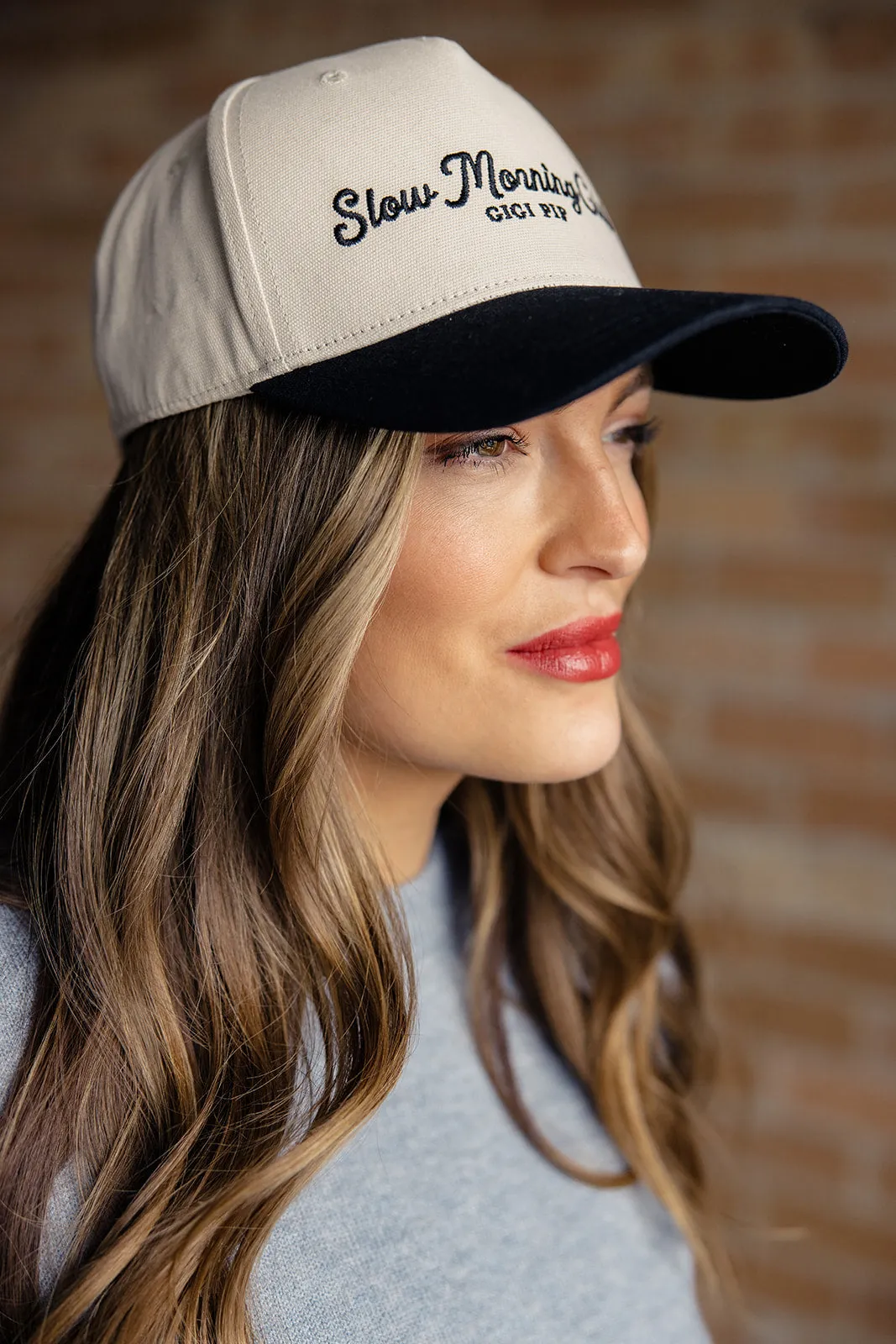 Slow Morning Club Canvas Trucker Hat