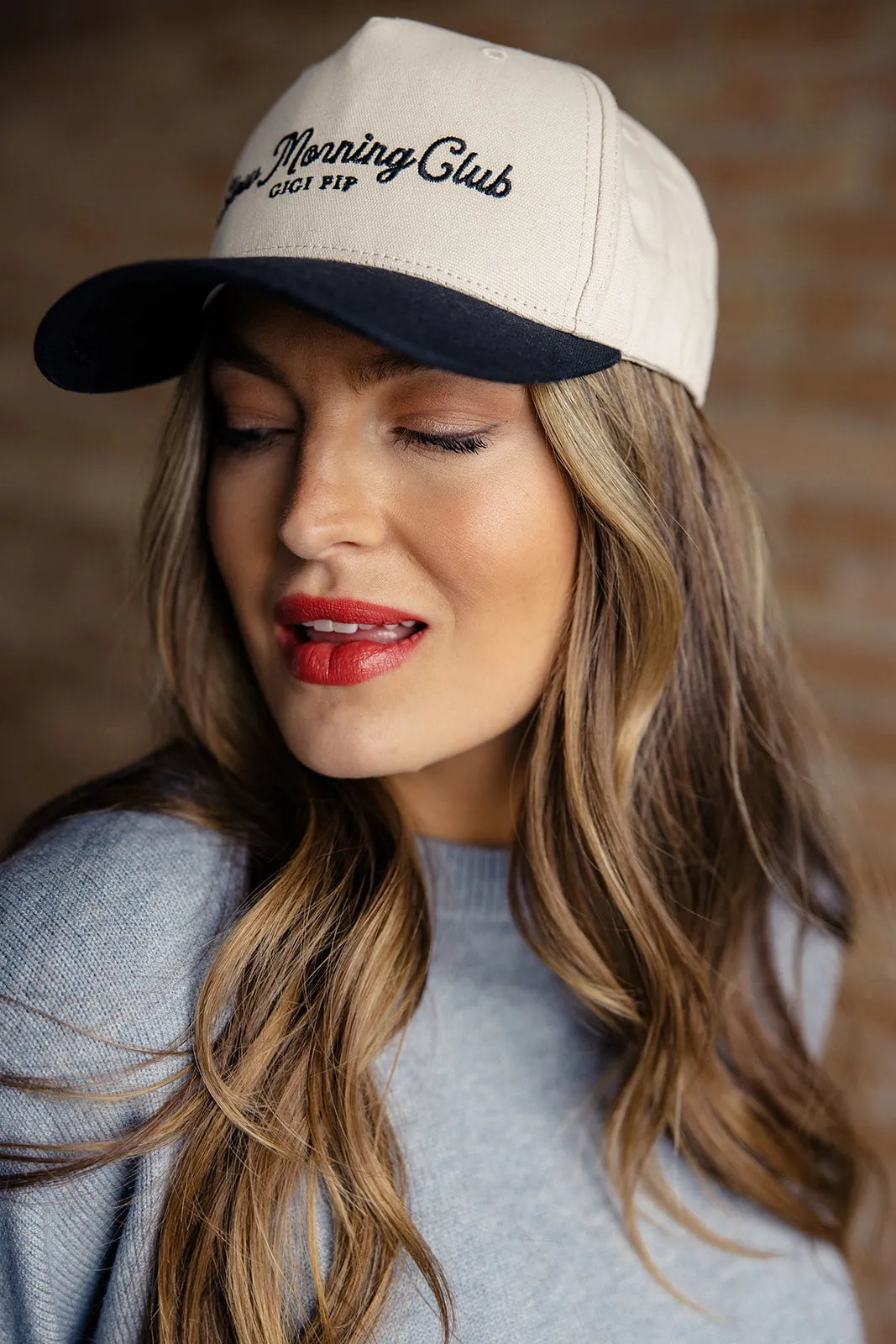 Slow Morning Club Canvas Trucker Hat