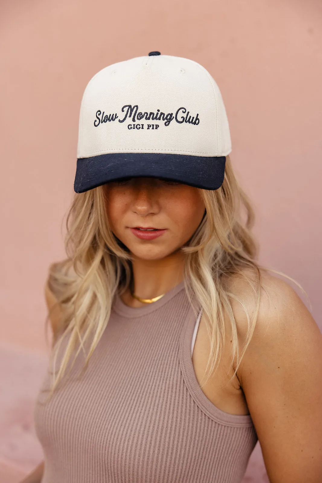 Slow Morning Club Canvas Trucker Hat