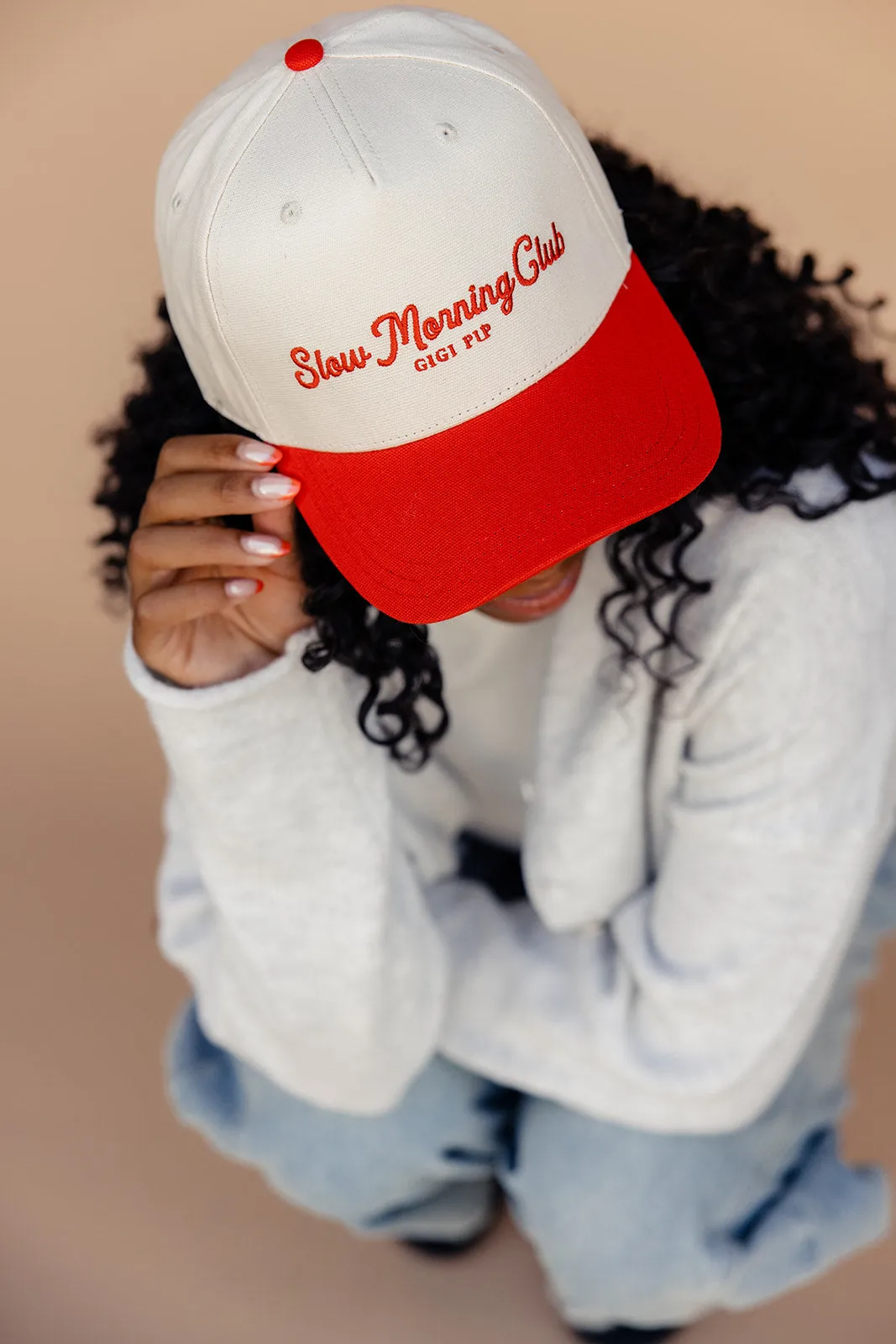 Slow Morning Club Canvas Trucker Hat