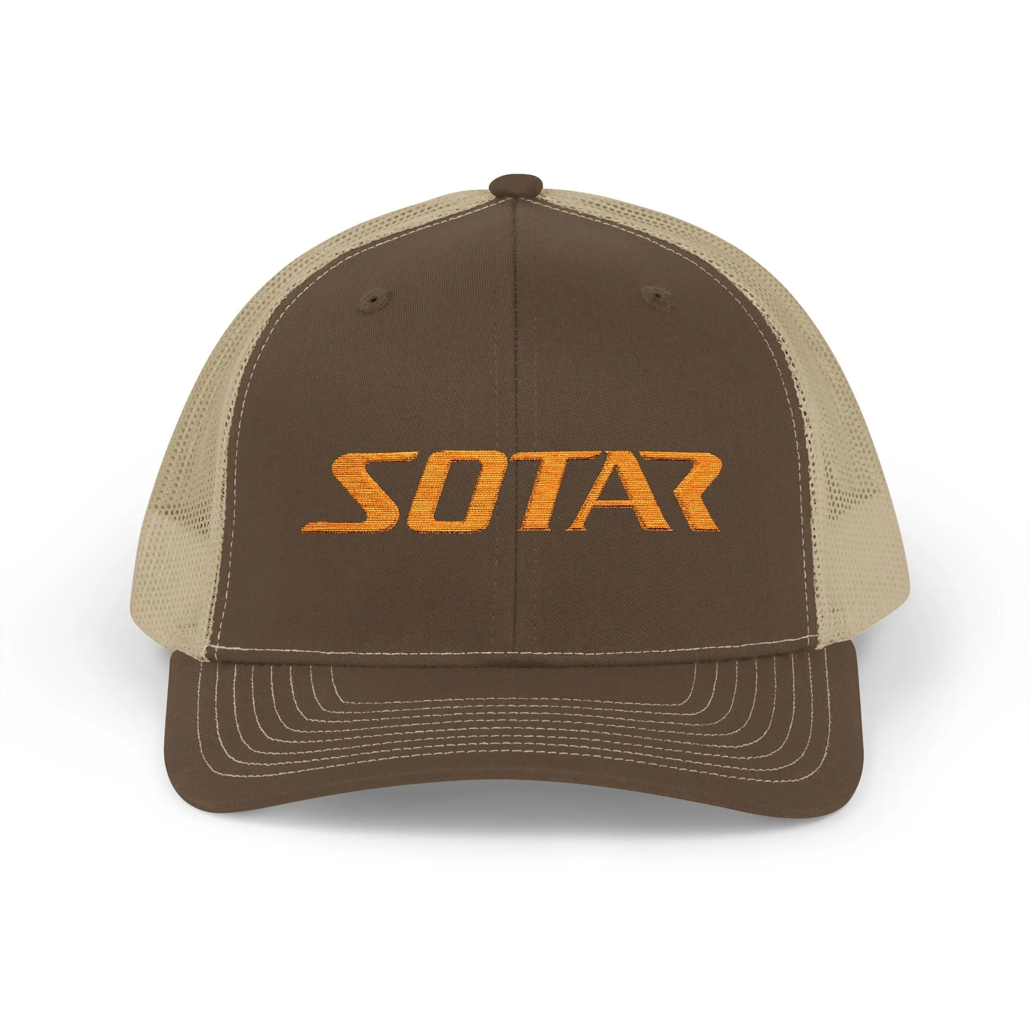 Snapback Trucker Cap - Orange Logo