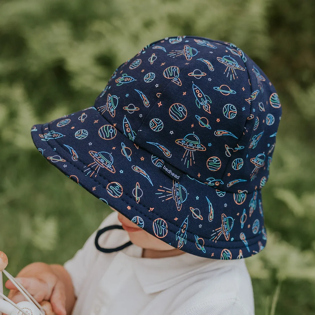 Space - Toddler Bucket Flap Sun Hat - Bedhead Hats