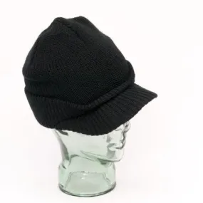 Standard Acrylic Peaked ‘Skip’ Hat. New. Black.
