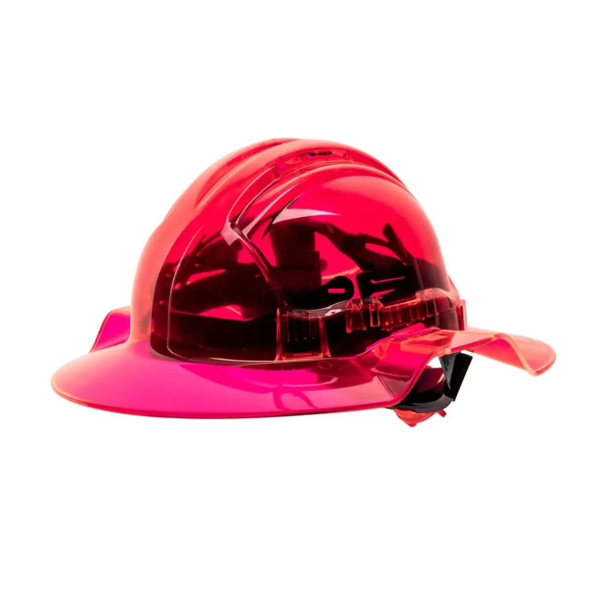 Sureguard Tuffgard Clearview Broadbrim Hard Hat BB63RH (Box of 10)