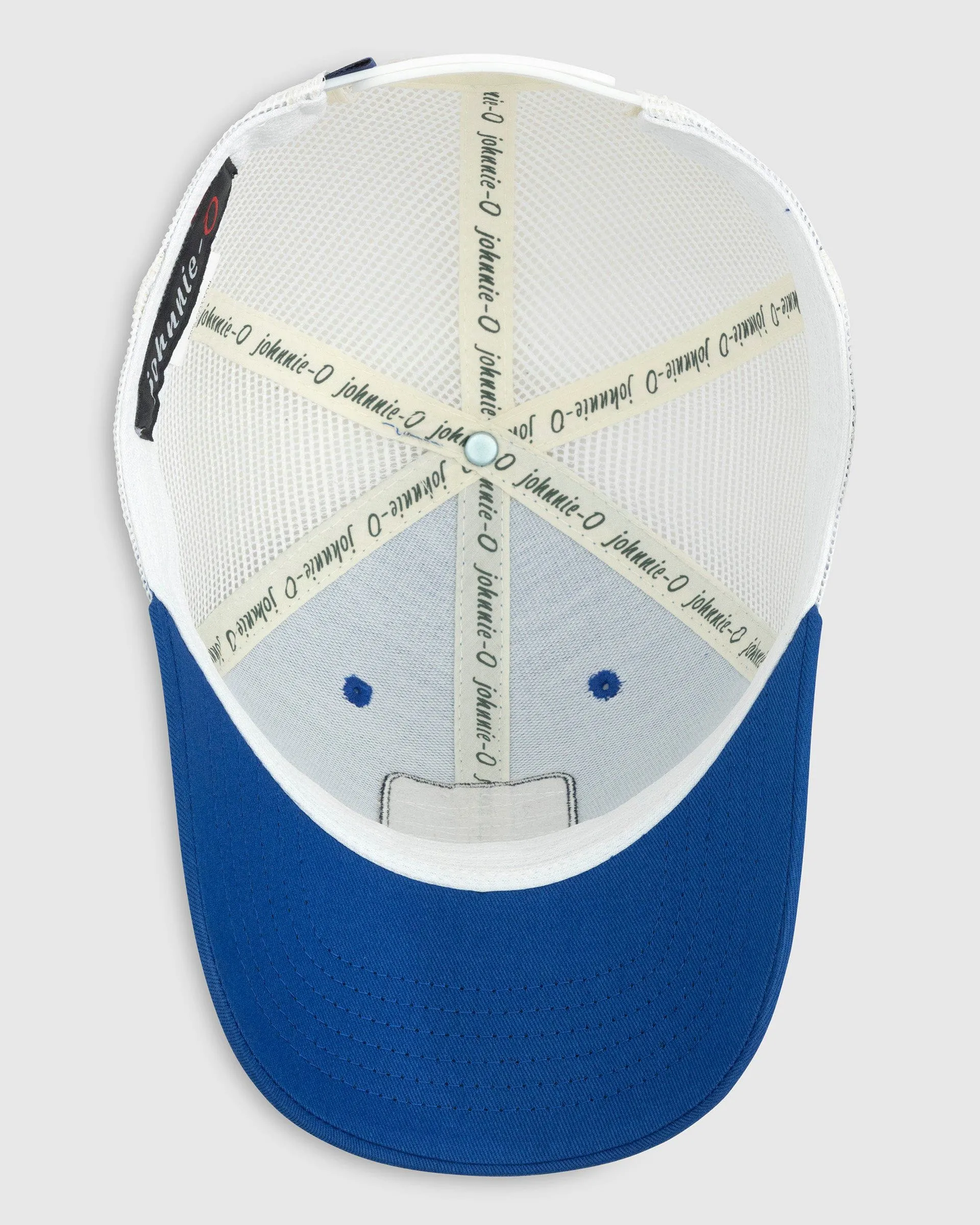 Surf Rainbro Trucker Hat in Royal by Johnnie-O