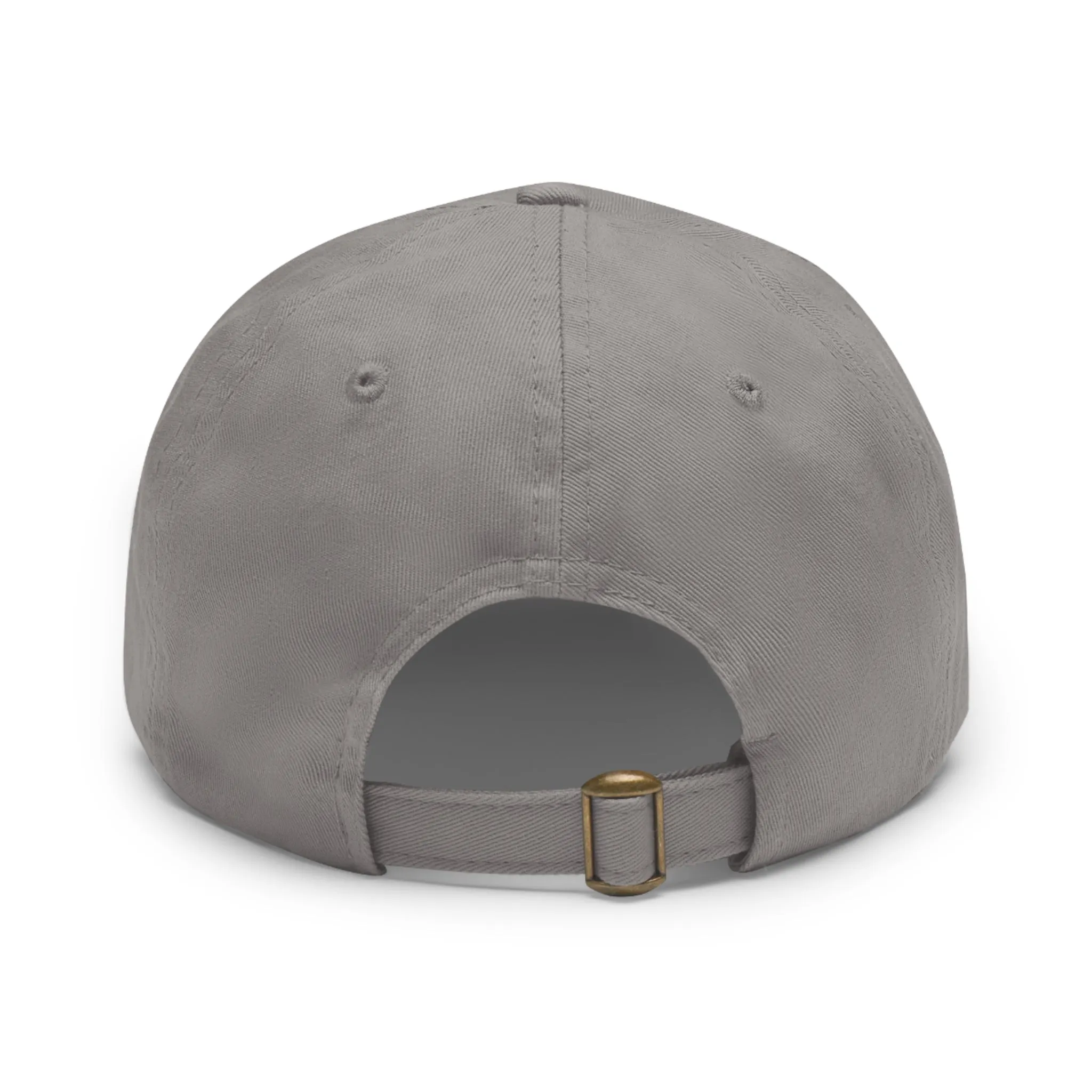 The force is strong with this one  Dad Hat with Leather Patch (Rectangle)