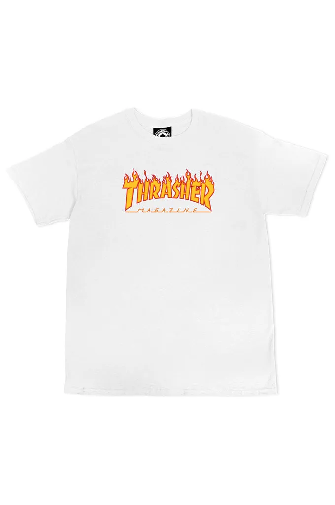 Thrasher Flame Logo Youth Tee
