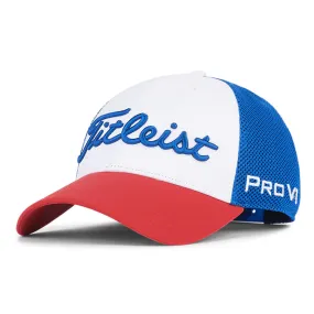 Titleist Tour Performance Mesh Cap - White/Royal/Red