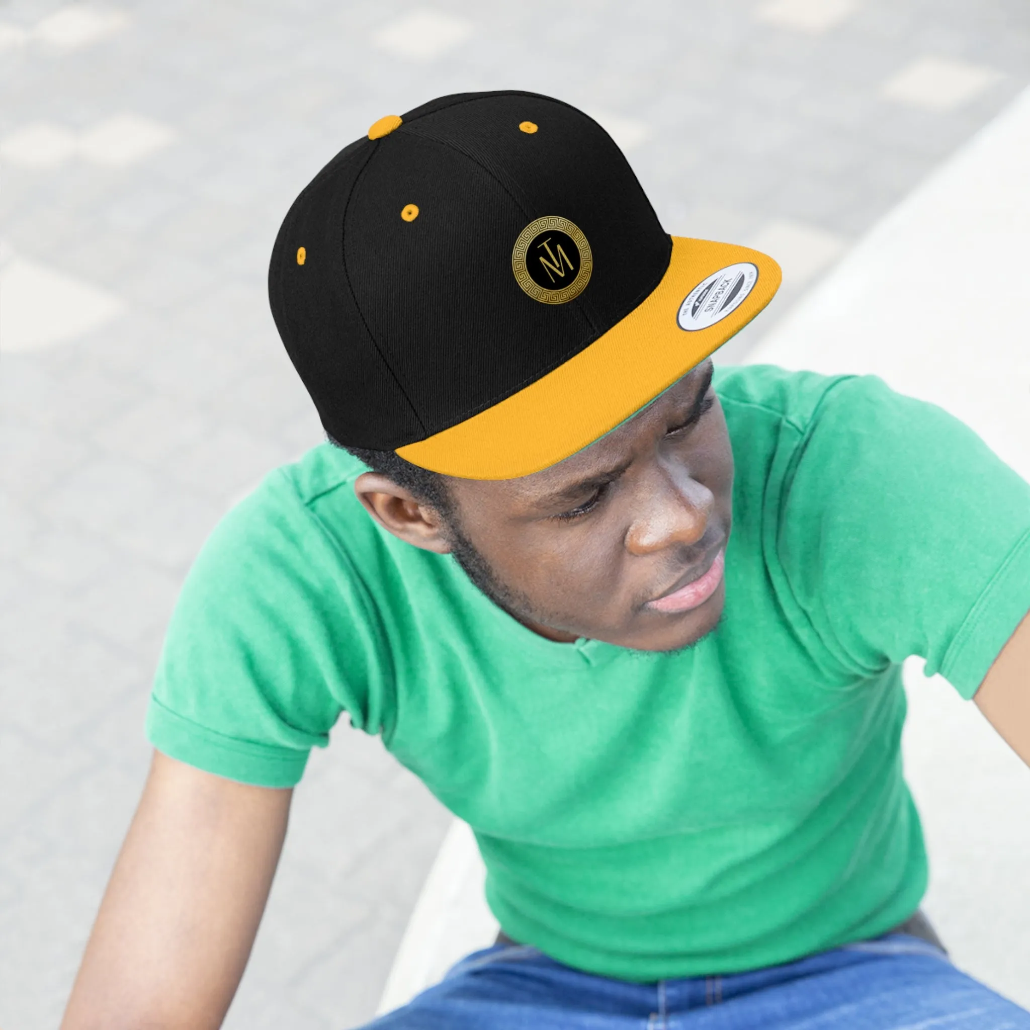TM LOGO Flat Bill Hat