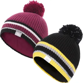 Trespass Kids Lit Fleece Lined Knitted Bobble Hat