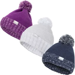 Trespass Kids Nefti Fleece Lined Knitted Bobble Hat