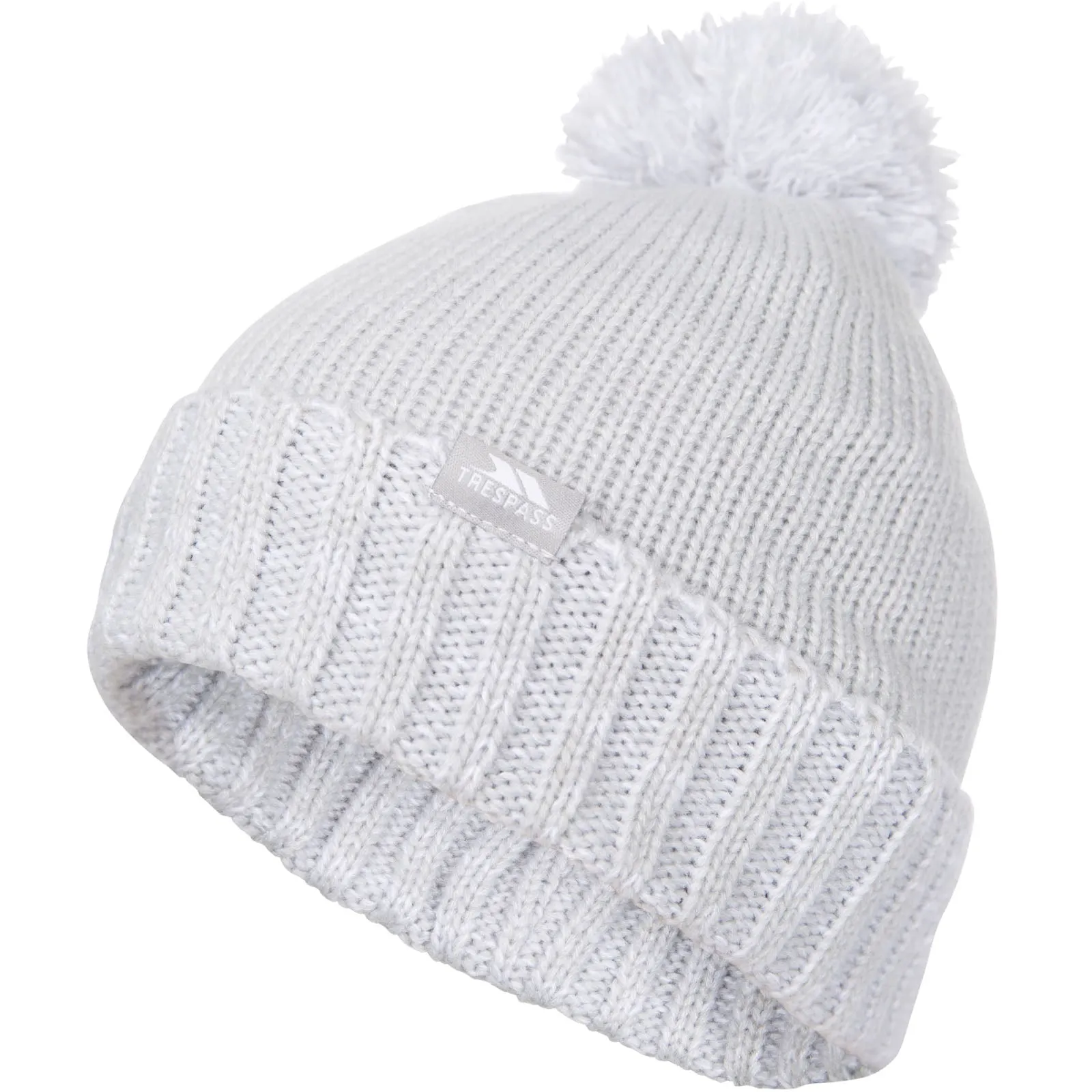 Trespass Kids Nefti Fleece Lined Knitted Bobble Hat
