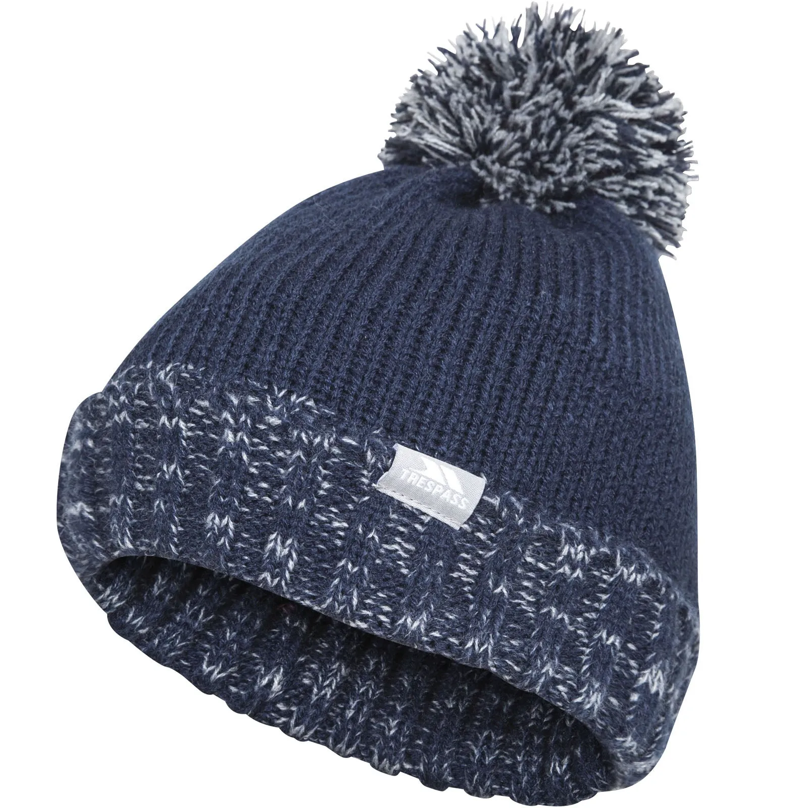Trespass Kids Nefti Fleece Lined Knitted Bobble Hat