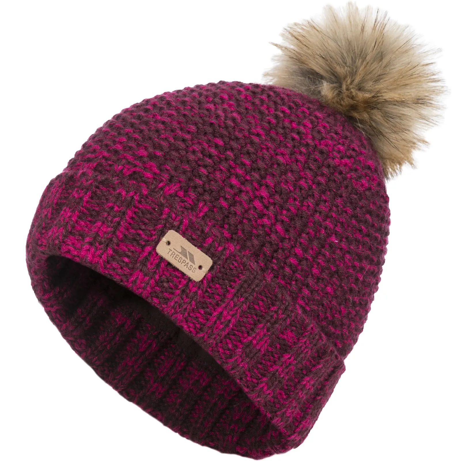 Trespass Womens Kellisa Knitted Bobble Hat