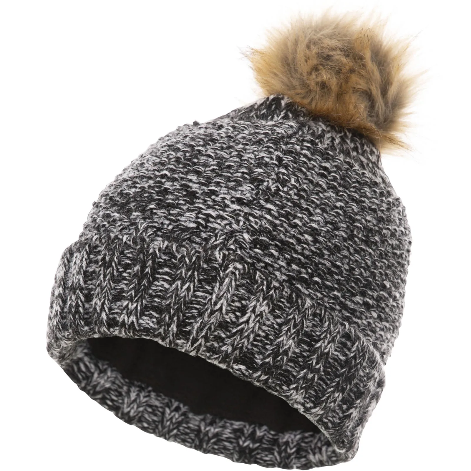 Trespass Womens Kellisa Knitted Bobble Hat